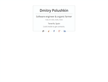 Tablet Screenshot of dmitry.eu